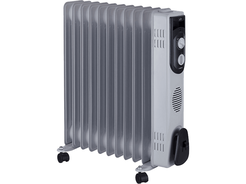 Radiador  Jata R111 De aceite 11 elementos 2500 W 3 potencias 4 posiciones Termostato Gris