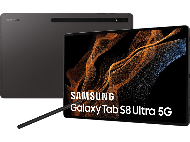 Tablet  Samsung Galaxy TAB S8 Ultra 5G 512GB Negro WiFi+Cellular 14.6